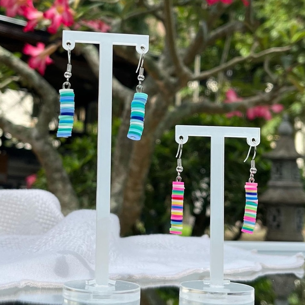 Outer Banks Heishi Bead Earrings